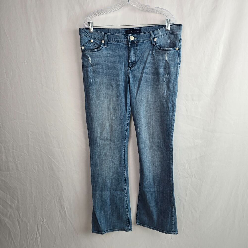Rock & Republic Women's Boot Cut Jeans - Medium Blue Wash
